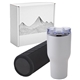 a gray urban peak(r) 30 oz trail tumbler / 360 degree bluetooth(r) speaker gift set