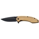 aerial view a wood spire folding knife, image 1 of 6