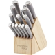 aerial view a group of hampton forge(r) epicure 15 piece cutlery block set, image 2 of 4