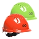 a group of evolution(tm) deluxe 6151 hi - viz hard hat