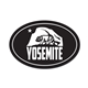 aerial view a group of 4 x 6 oval - white vinyl decal - stock shape, image 2 of 2