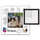 a group of color - me magnet frame - 5 1/2 x 5 1/2 2 in 1