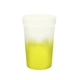 aerial view a frosted to yellow mood(tm) 12 oz stadium cup, full color digital, image 1 of 2