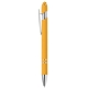 aerial view a yellow 137 ellipse softy brights gel pen w / stylus, image 1 of 3