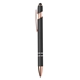 aerial view a gunmetal 446 ellipse rose gold stylus pen, image 1 of 2