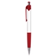 aerial view a red 201 smoothy classic ballpoint pen, image 1 of 2