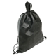 aerial view a black/gray glide right drawstring backpack - 13 x 16, image 1 of 2