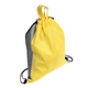 aerial view a yellow/gray glide right drawstring backpack - 13 x 16, image 1 of 2