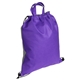 aerial view a purple/gray glide right drawstring backpack - 13 x 16, image 1 of 2