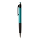 aerial view a teal 327 smoothy solids ballpoint pen, image 1 of 2