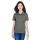 aerial view a charcoal harriton ladies easy blend(tm) polo - all, image 1 of 7