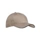 a khaki/black big accessories twill sandwich baseball cap - all