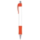 aerial view a orange 1505 trim & white barrel vision grip wide body chrome pen, image 1 of 2