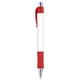 aerial view a red 1797 trim & white barrel vision grip wide body chrome pen, image 1 of 2