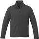 aerial view a grey storm (991) mens maxson softshell jacket, image 1 of 7