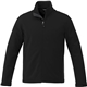 aerial view a black (995) mens maxson softshell jacket, image 1 of 4