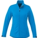 aerial view a olympic blue (431) womens maxson softshell jacket, image 1 of 7