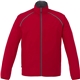 aerial view a team red/steel grey (358) mens egmont lightweight packable jacket, image 1 of 5