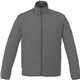 aerial view a grey storm/steel grey (991) mens egmont lightweight packable jacket, image 1 of 5