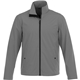 aerial view a quarry (938) mens karmine water repellent lightweight softshell jacket, image 1 of 6