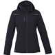 aerial view a black (995) womens colton fleece lined waterproof jacket, image 1 of 11