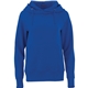 aerial view a new royal (561) womens dayton classic cozy fleece hoodie, image 1 of 2