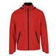 aerial view a team red (358) mens oracle waterproof softshell jacket, image 1 of 9