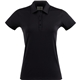 aerial view a gw black (998) greatness wins athletic tech polo - womens, image 1 of 4