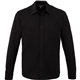 aerial view a black (995) mens tatra eco knit long sleeve button up shirt, image 1 of 4