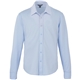 aerial view a frost blue (435) mens tatra eco knit long sleeve button up shirt, image 1 of 8