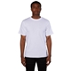 aerial view a white (125) mens american giant heavy weight cotton short sleeve t - shirt, image 1 of 3