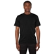 aerial view a black (995) mens american giant heavy weight cotton short sleeve t - shirt, image 1 of 5