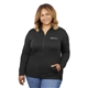 aerial view a black (995) womens izu everything performance eco full zip, image 1 of 8