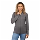 aerial view a charcoal (990) womens izu everything performance eco full zip, image 1 of 8
