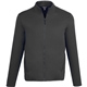 aerial view a grey smoke (981) telica mens brushed back recycled fleece jacket, image 1 of 4