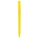 aerial view a yellow with black ink pivo(r) slim retractable pen, image 1 of 5