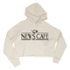 a sand ace usa ladies brushed fleece hoodie