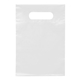 aerial view a white non - woven die cut bag w / next day rush service, image 2 of 2