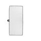 aerial view a white microfiber links caddy towel, image 1 of 3