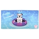 a custom microfiber beach towel