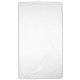 aerial view a white superior weight white beach towel, image 1 of 3