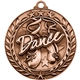 aerial view a antique brass stock small academic sports laurel medals dance, image 1 of 3