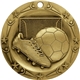 aerial view a antique brass stock world class sports academic medals soccer, image 1 of 3
