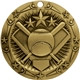 aerial view a antique brass stock world class sports academic medals softball, image 1 of 3