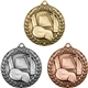 a group of stock small academic sports laurel medals hockey