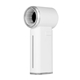 aerial view a white breezemist rechargeable handheld fan, image 1 of 6