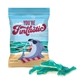 aerial view a group of 4 oz full color digibag(tm) with gummy sharks, image 1 of 3