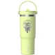 aerial view a citrus 32 oz hydrapeak insulated stainless travel tumbler, image 1 of 2