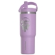 aerial view a mauve 32 oz hydrapeak insulated stainless travel tumbler, image 1 of 2