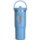 aerial view a maya 32 oz hydrapeak insulated stainless travel tumbler, image 1 of 2